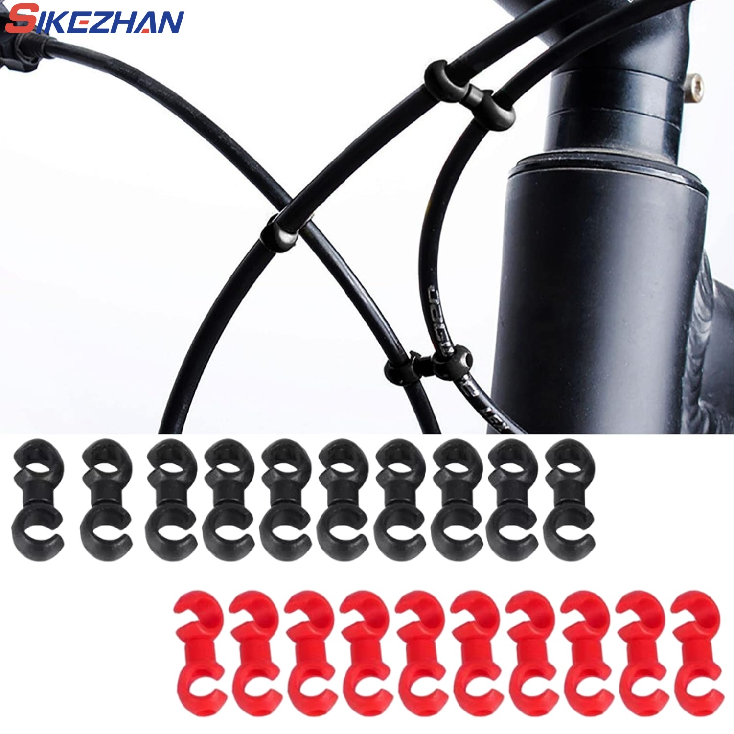 Tippet Line - 10pcs/set Bike Cross Line Clips Mountain