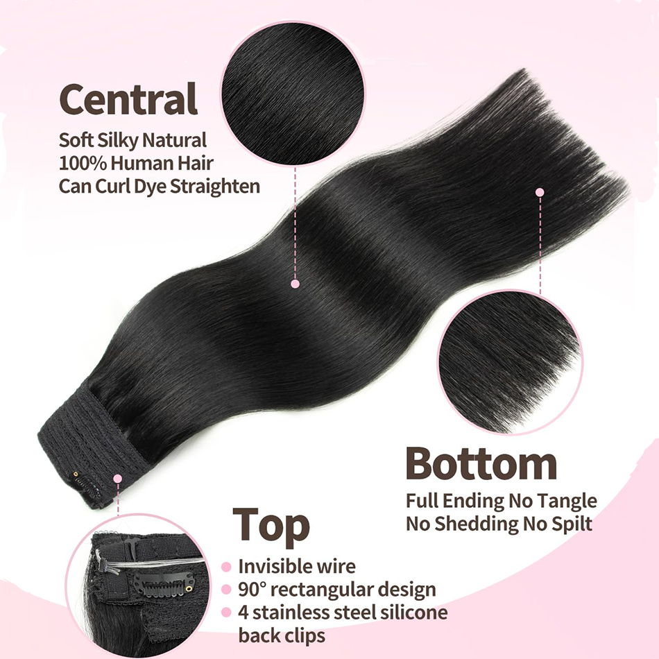 Straight Fish Line Human Hair  - Tippet Line ulasan dan harga