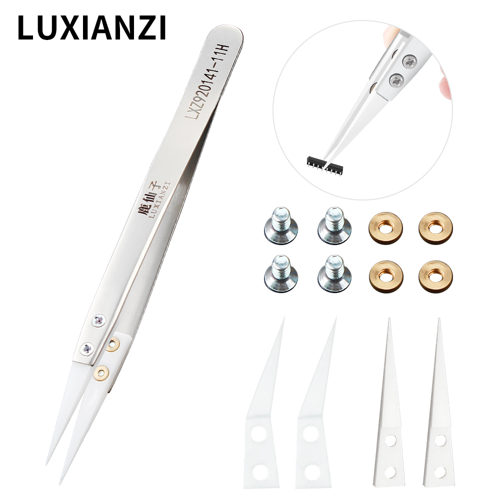 LUXIANZI Ceramic Tweezers Pinz - Tippet Line ulasan dan harga