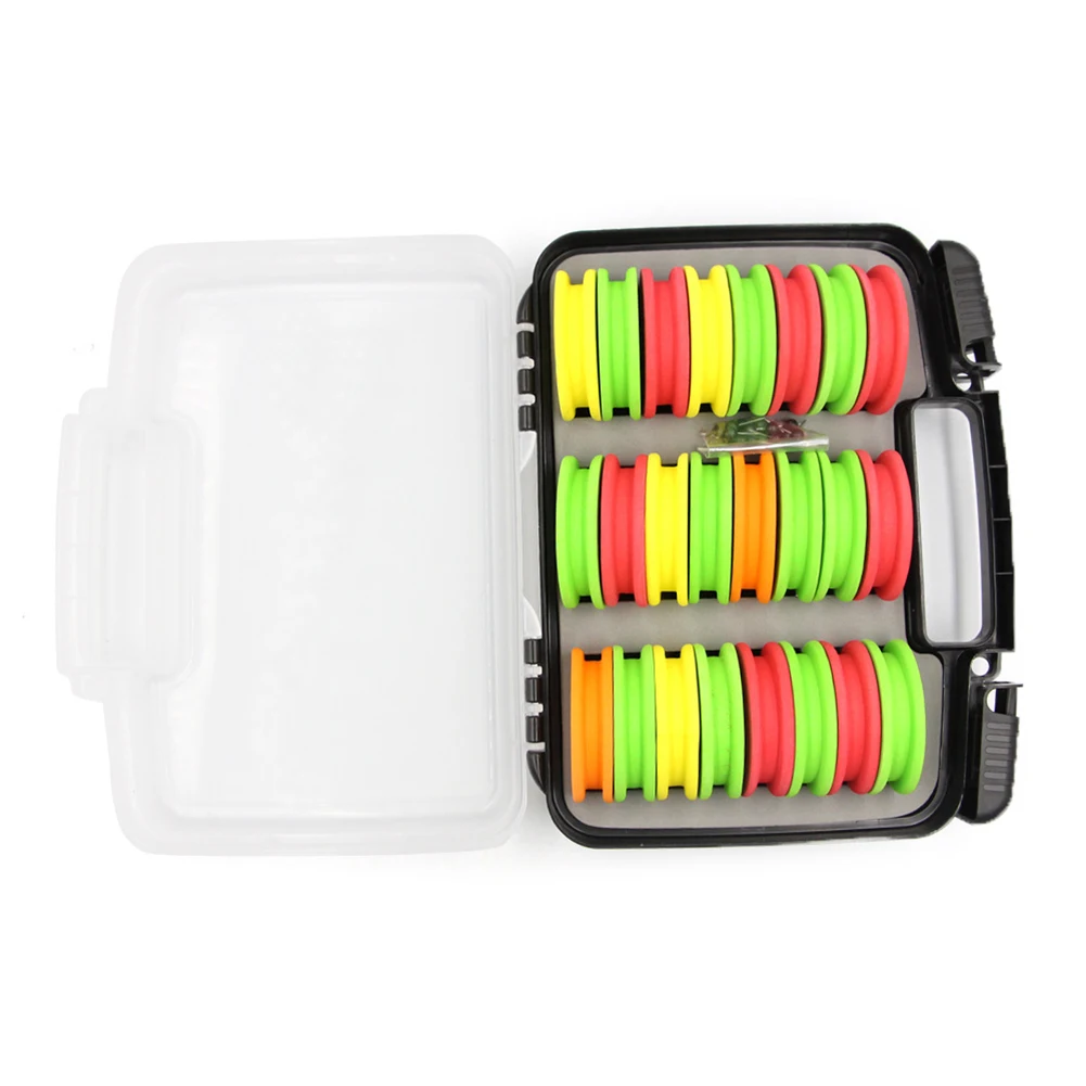 24pcs EVA Foam Fishing Line Wi - Fishing Line Box ulasan dan harga