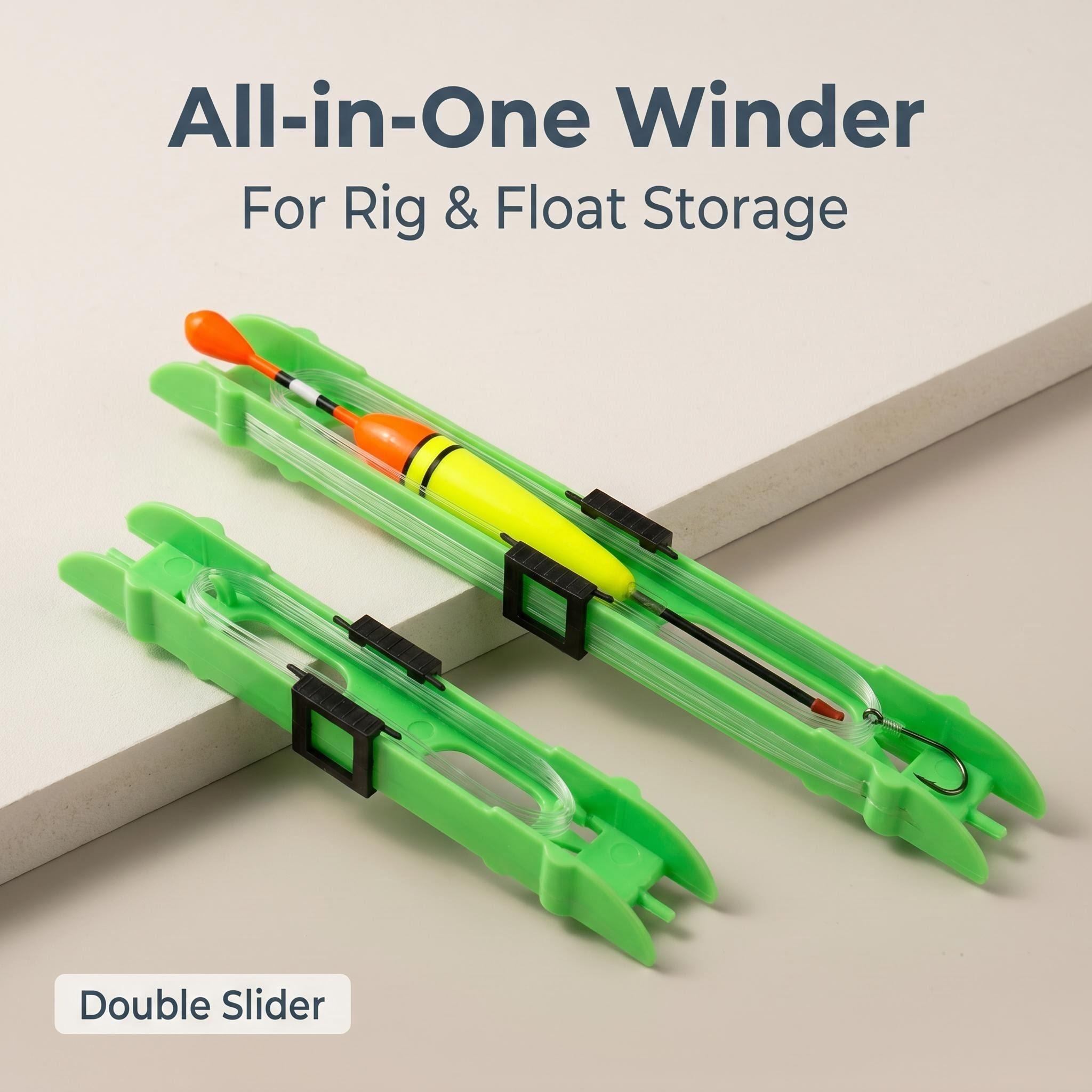 HIRISI 10Pcs Double Slider Fis - Fishing Line Dispenser ulasan dan harga