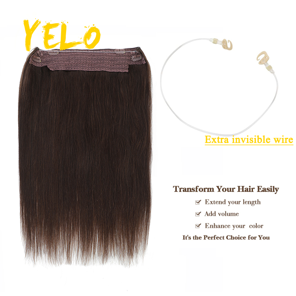 Wire In Hair Extension Human H - Tippet Line ulasan dan harga