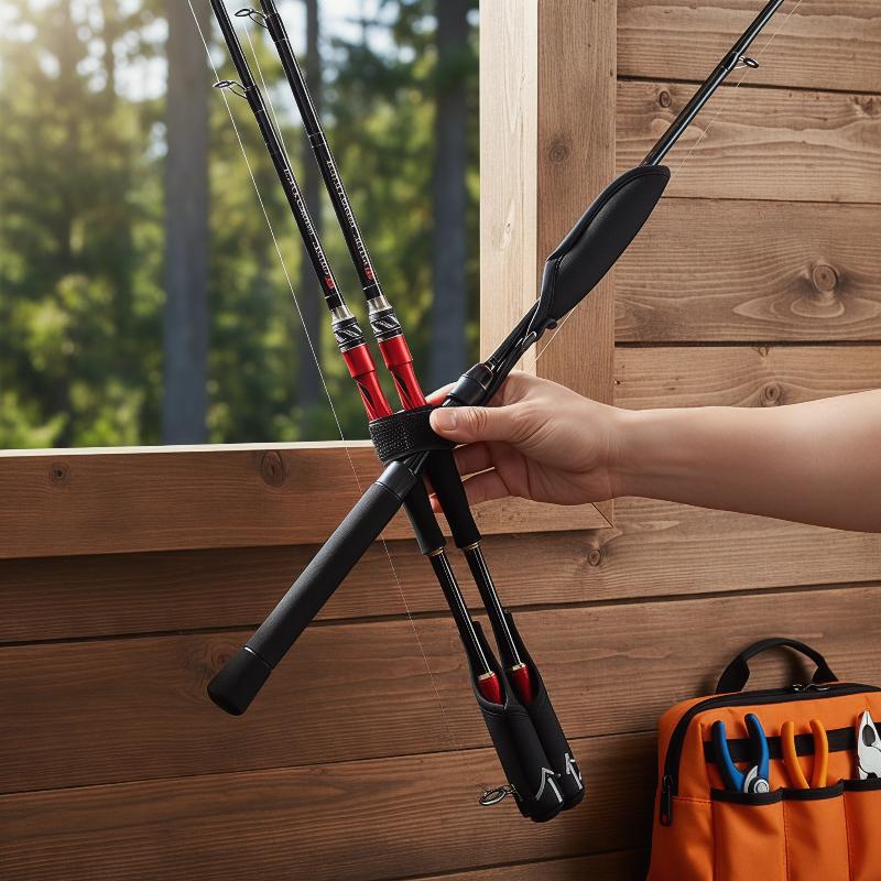 Adjustable Fishing Pole Sling  - Fishing Line Spool ulasan dan harga