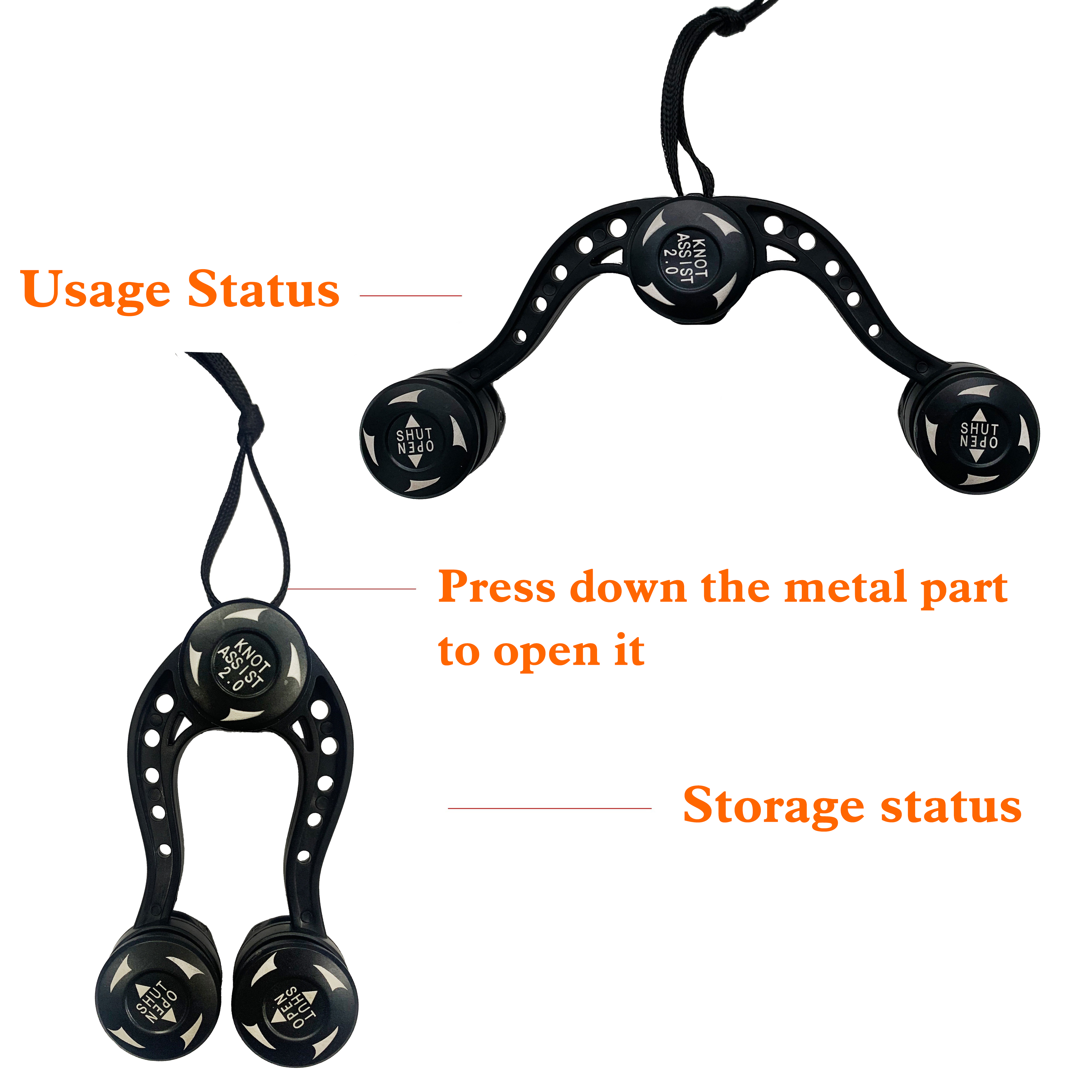 1pc GT FG Knotting Tool, A Qui - Fishing Line Winder ulasan dan harga