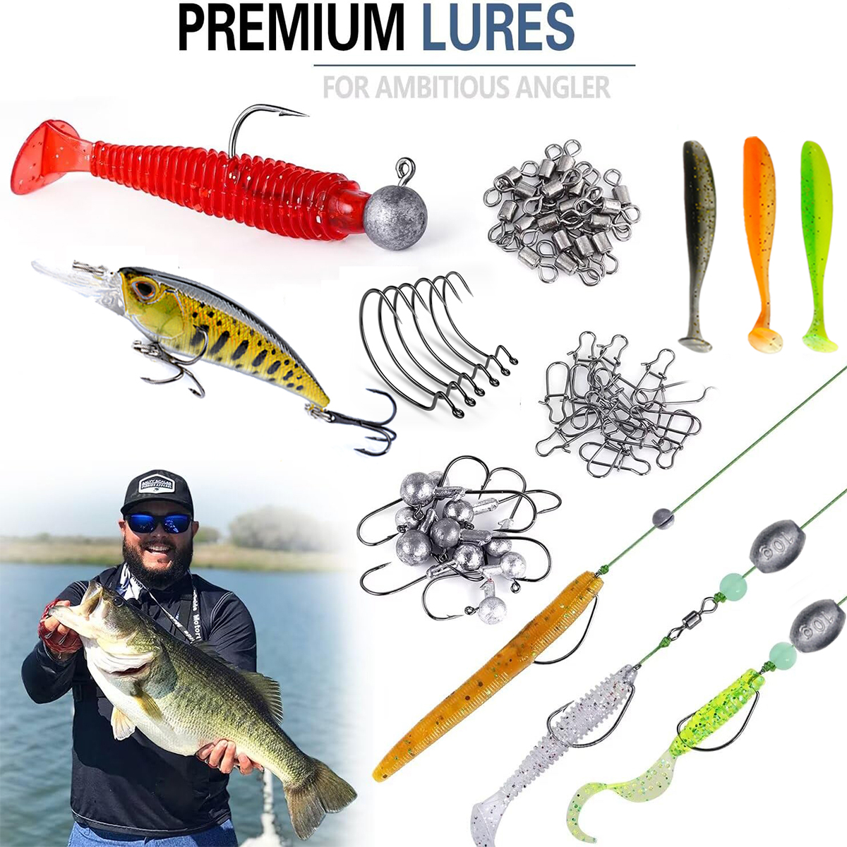Fishing Pole Set Full Kits Wit - Fishing Line Spooler ulasan dan harga
