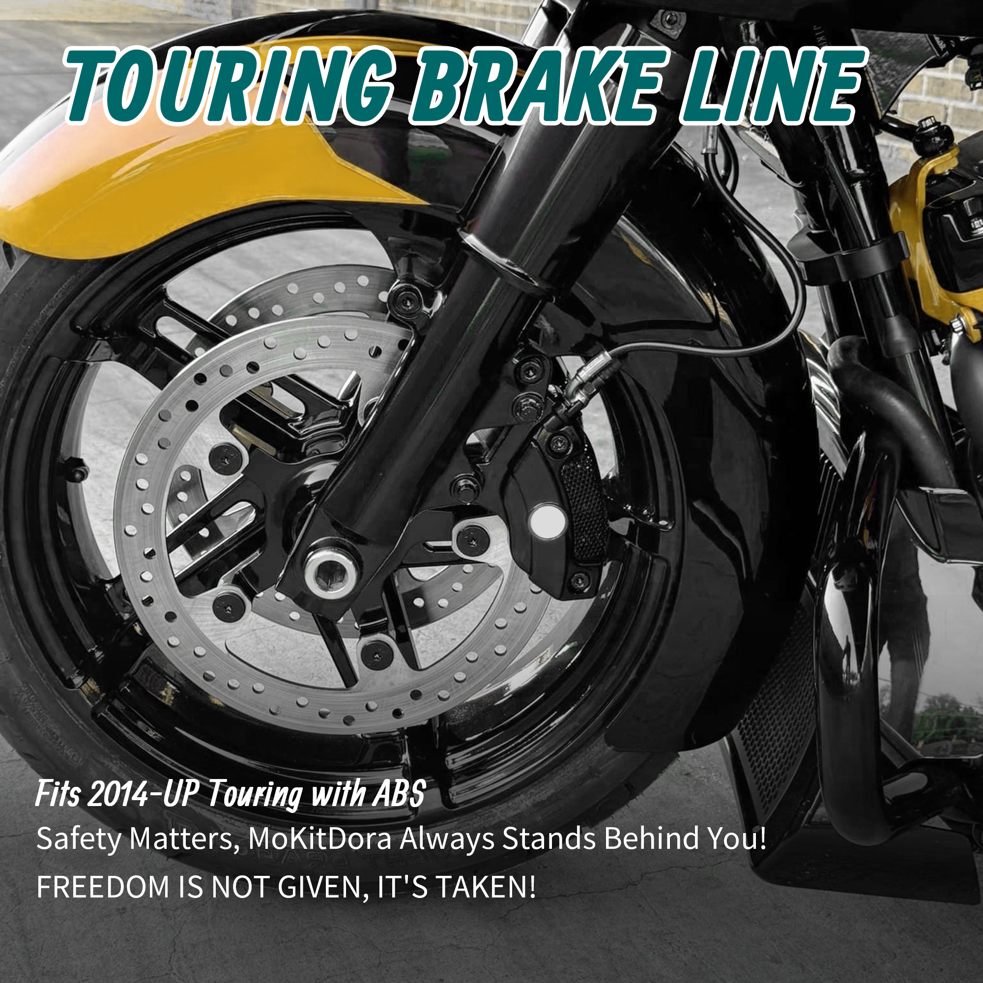 Upper Front Brake Line Oil Hos - Braided Line ulasan dan harga